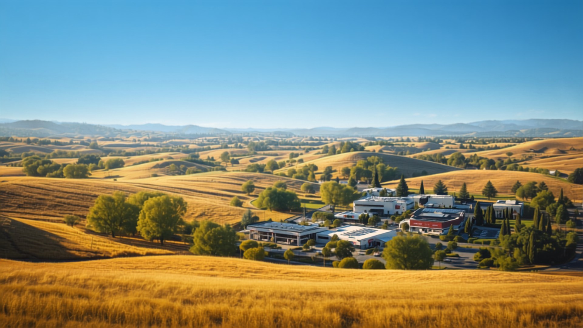 The Sacramento Valley on a clear day